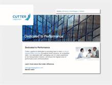 Tablet Screenshot of cutterlogistics.com